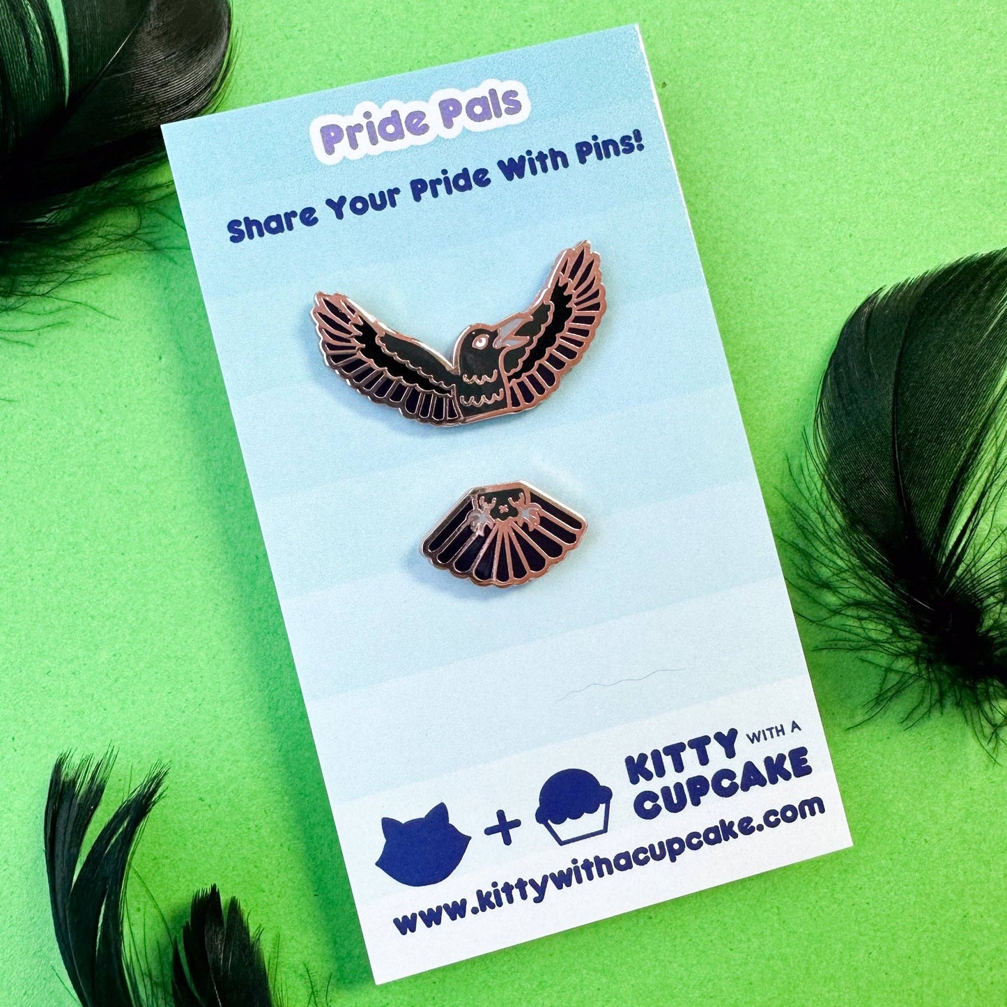 Raven Pride Pal Enamel Pin Set