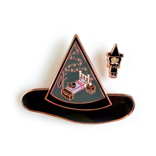 Verity Vox Hat Enamel Pin Set