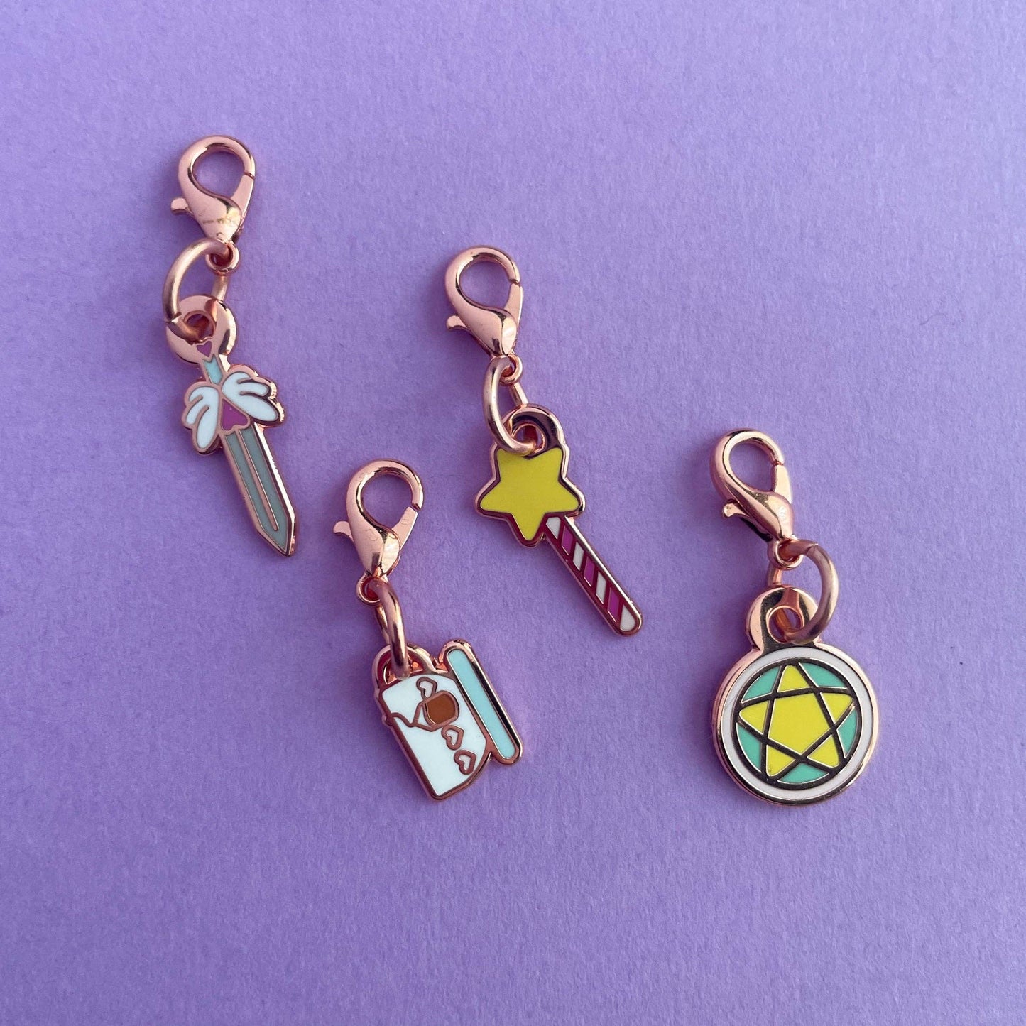 Kawaii Tarot Charms Full Set of 4