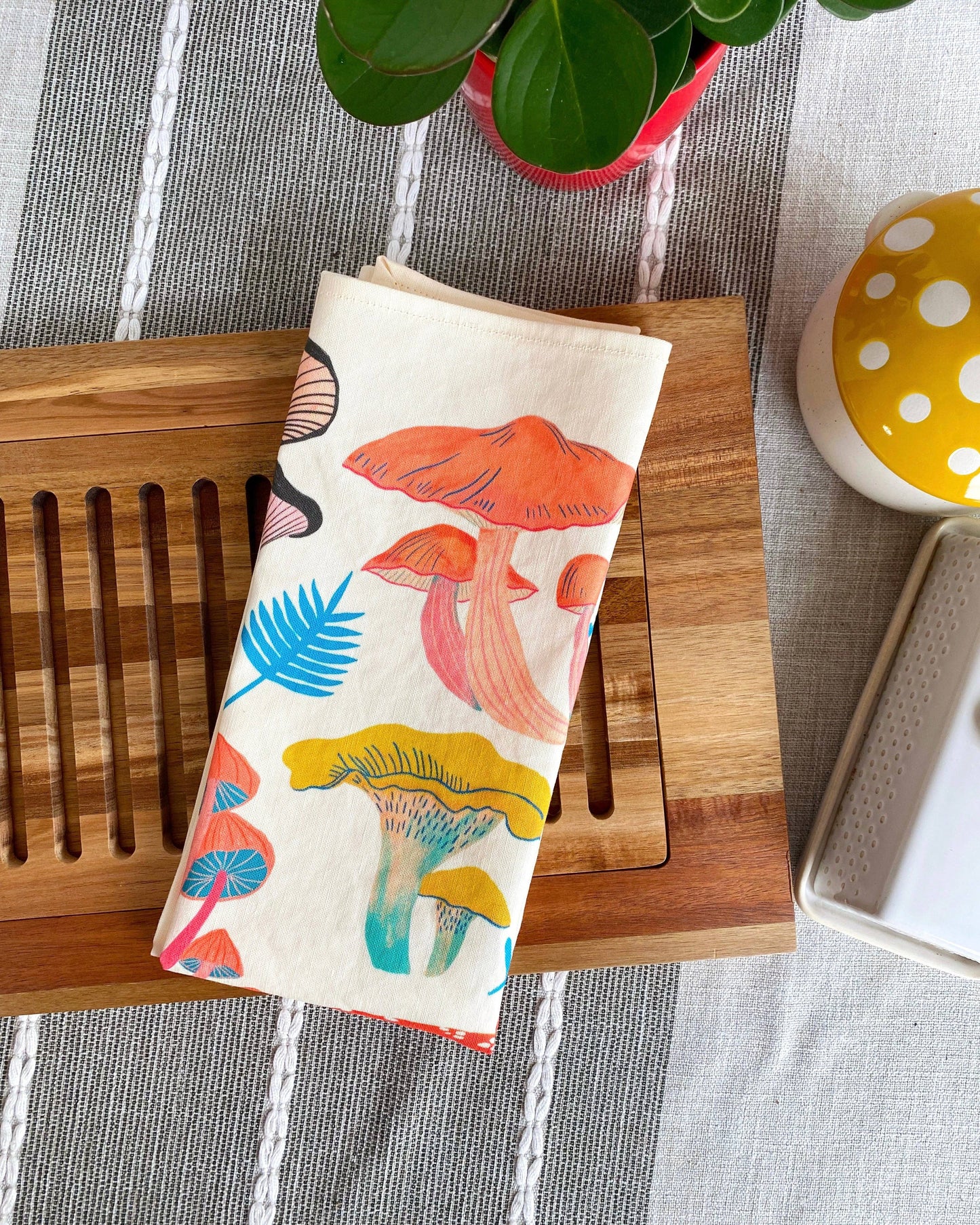 Mushroom Tea Towel