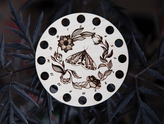 Maple Wood Embroidery Floss Thread Storage Holder