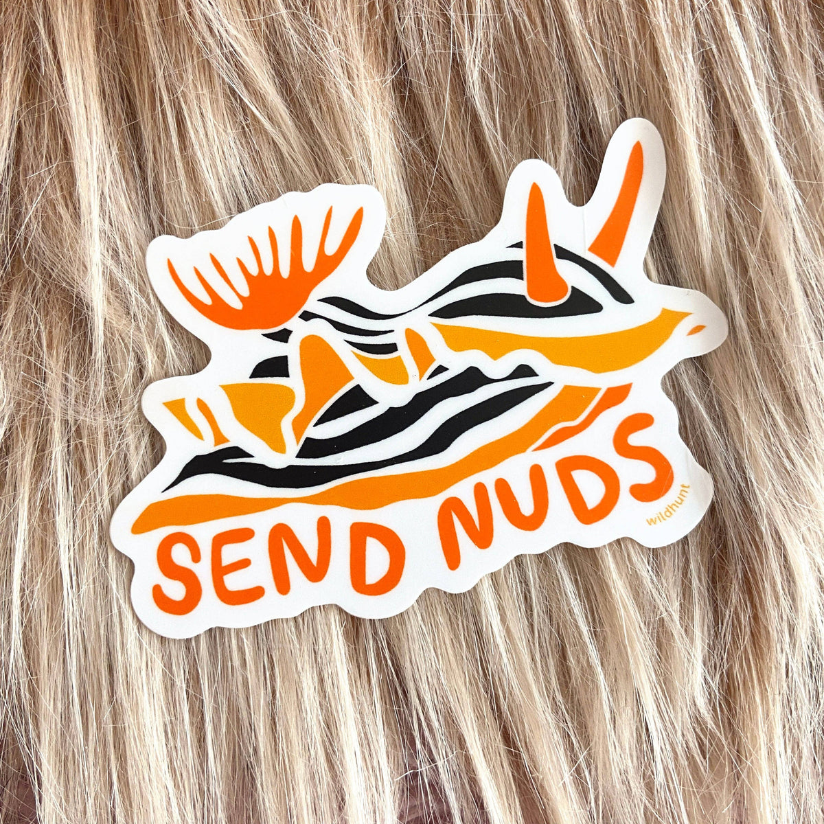 Send Nuds Nudibranch Vinyl Sticker