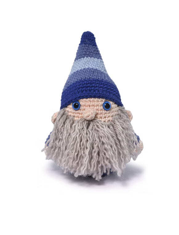 Blue the Water Spirit Crochet Amigurumi Kit - Elemental Gnomes Collection