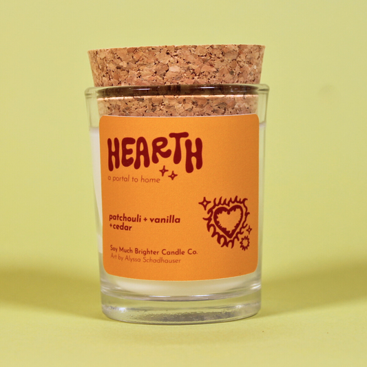 Hearth: a portal to home // The Portal Collection // 2oz votive