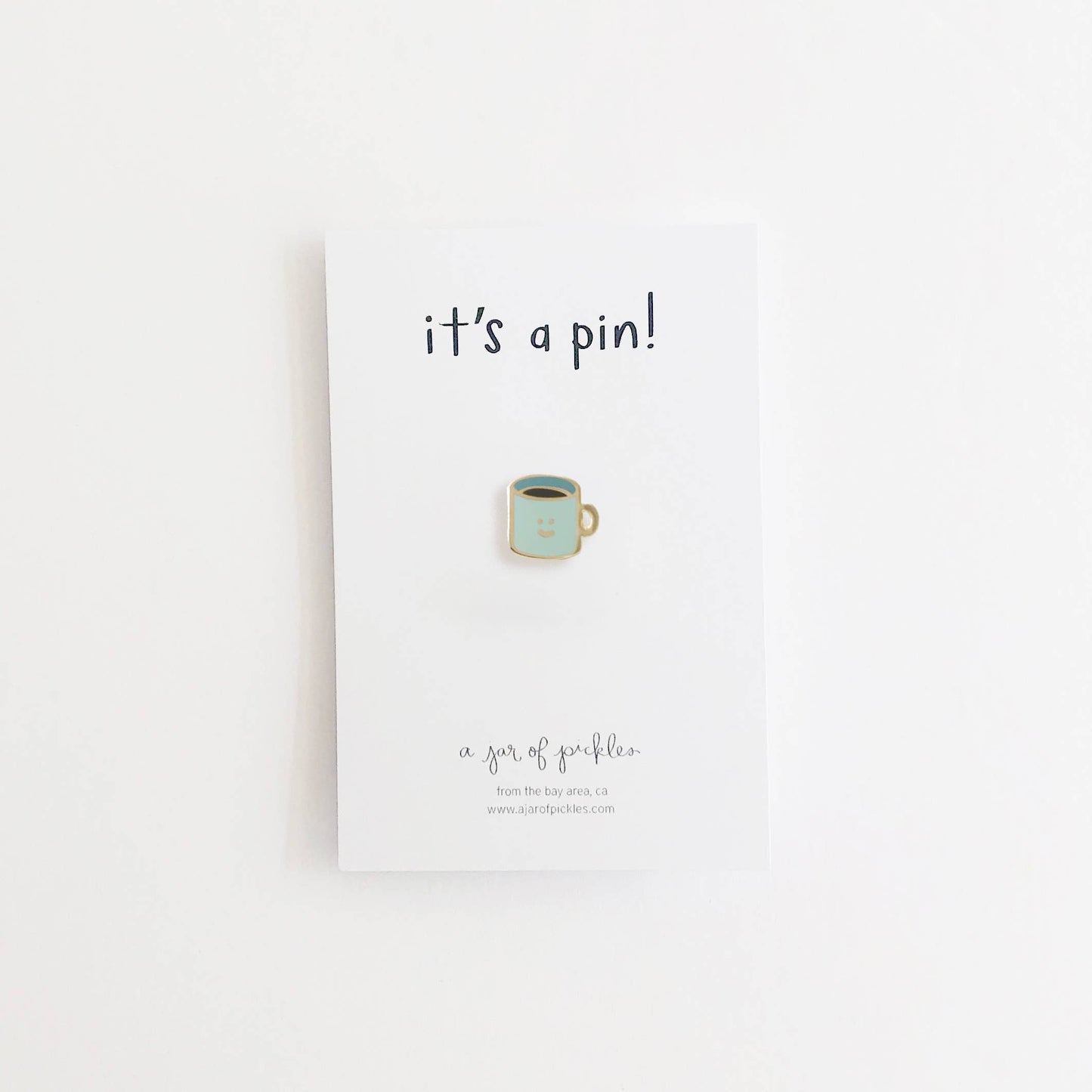 Coffee Cup Enamel Pin