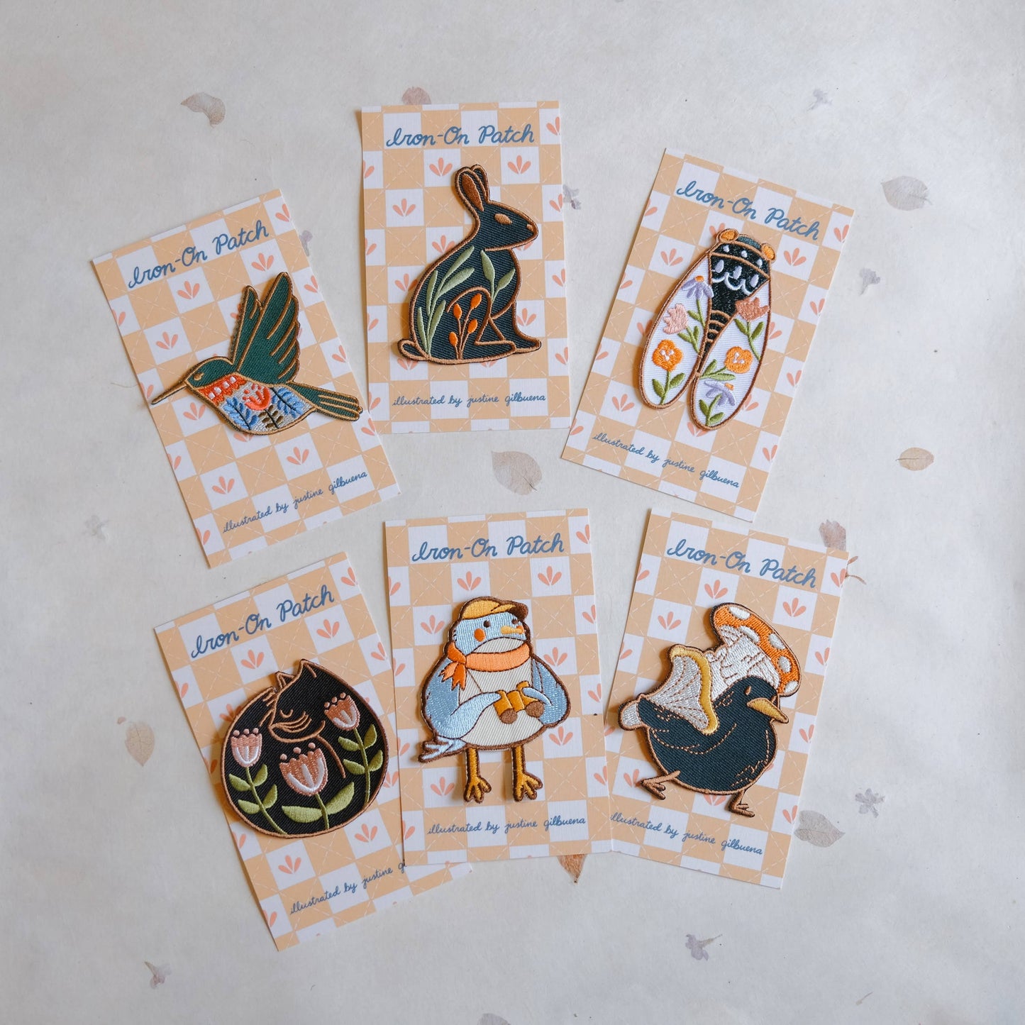 Hummingbird Iron-On Patch