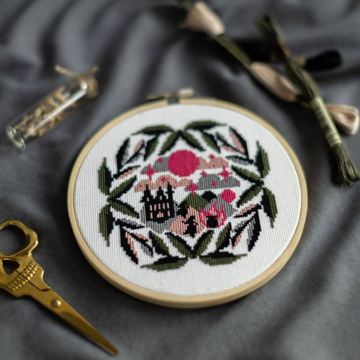'Witches Mountain' Cross Stitch Kit