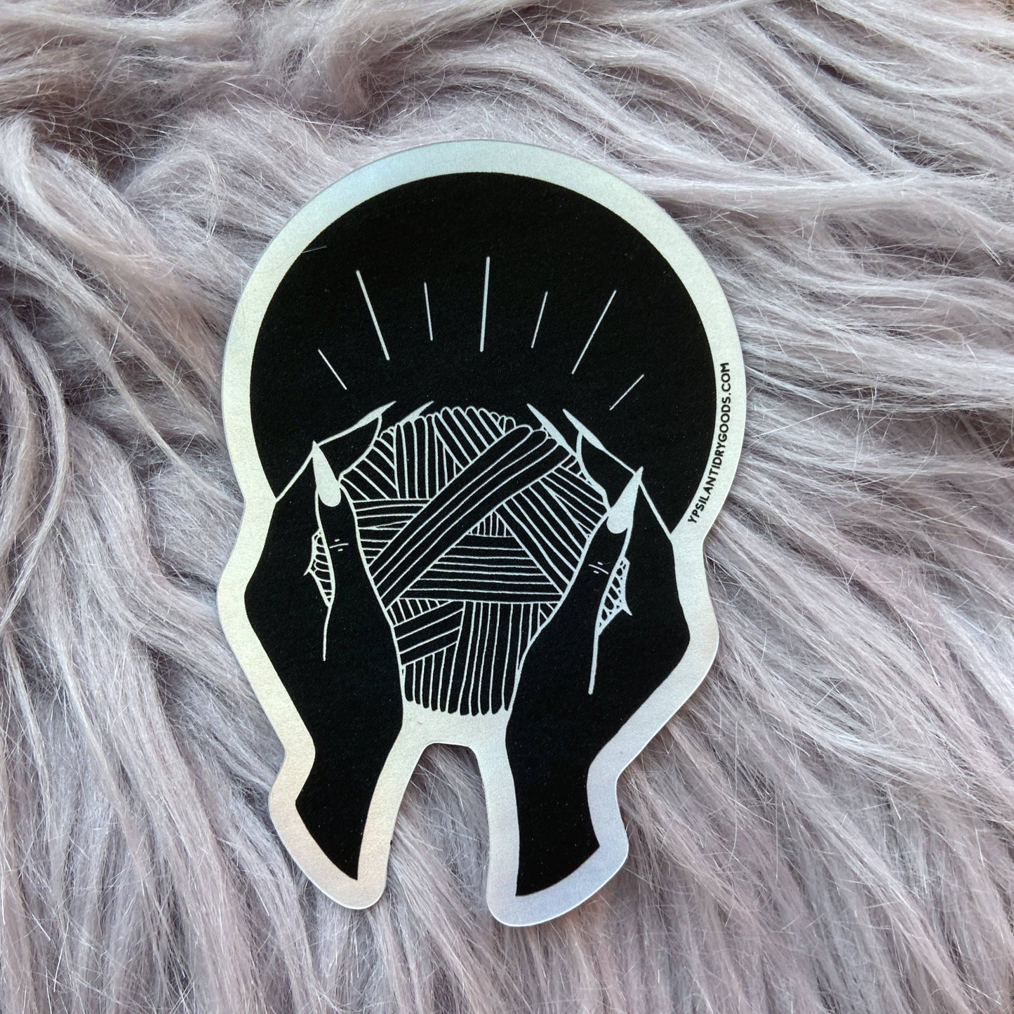 Yarnbearer Matte Holographic Sticker