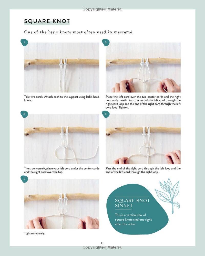Macrame Plant Hangers, Shelves, and Baskets