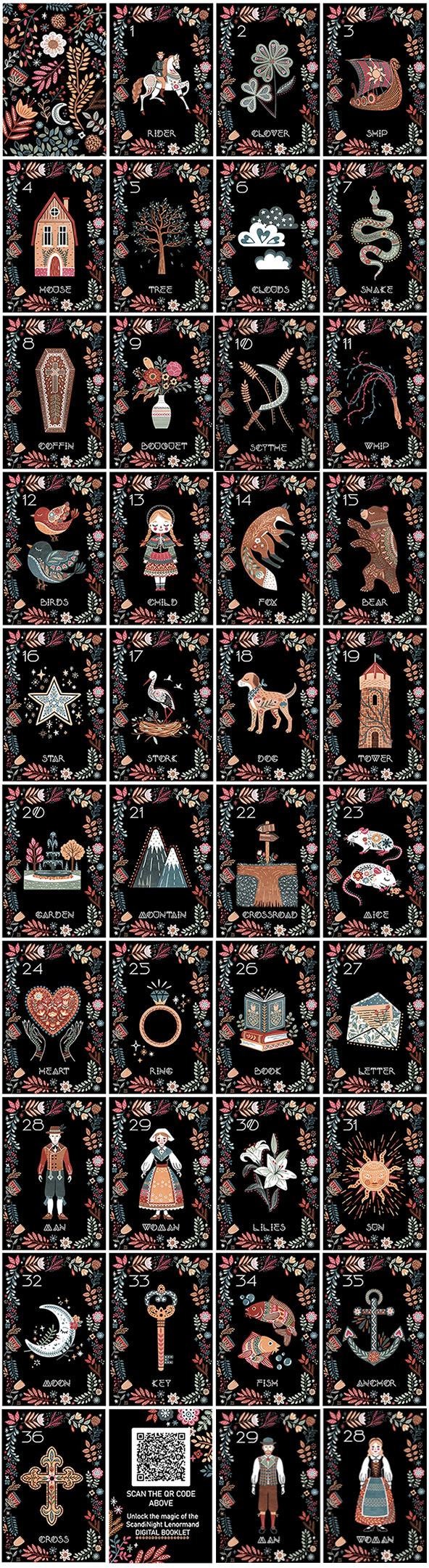 ScandiNight: Lenormand Tarot Oracle