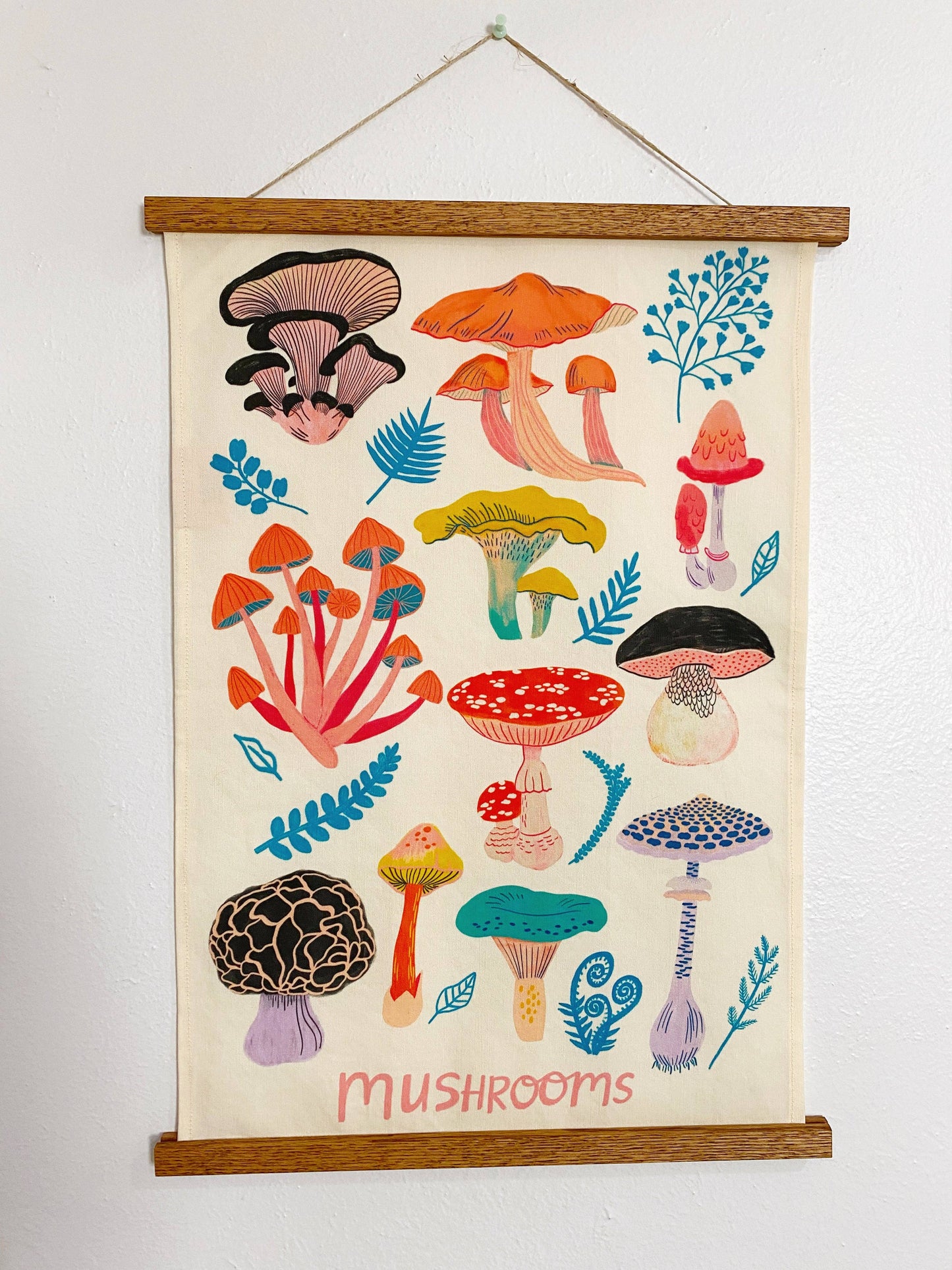 Mushroom Tea Towel