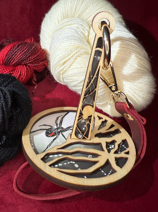 Girls Will Be Girls (Black Widow) Yarn Minder by Lemonwood