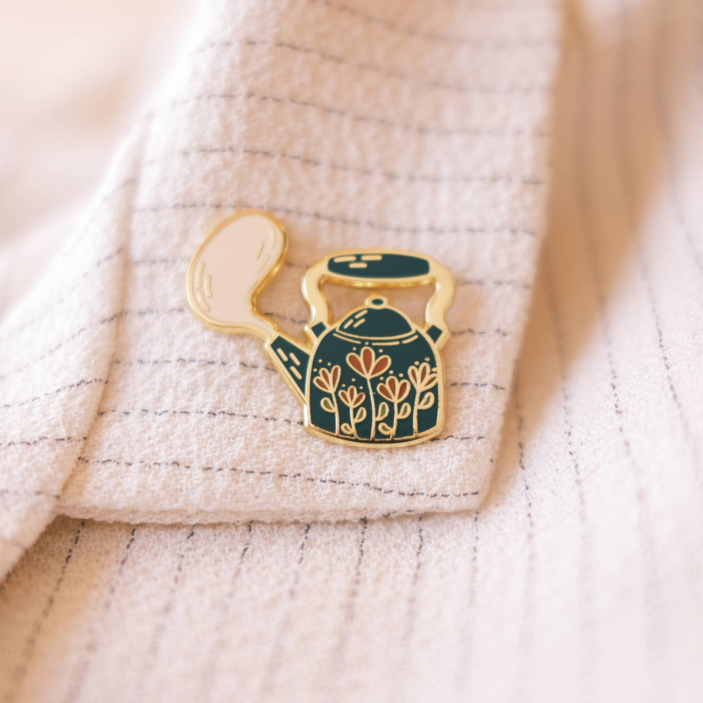 Tea Kettle Enamel Pin