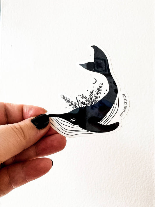 Whale Sticker