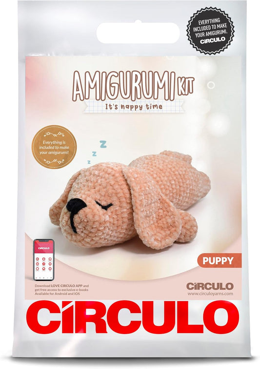 Puppy Crochet Amigurumi Kit - It's Nappy Time Collection