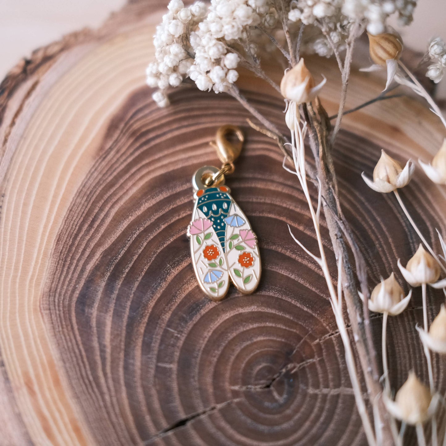 Cicada Charm / Stitch Marker