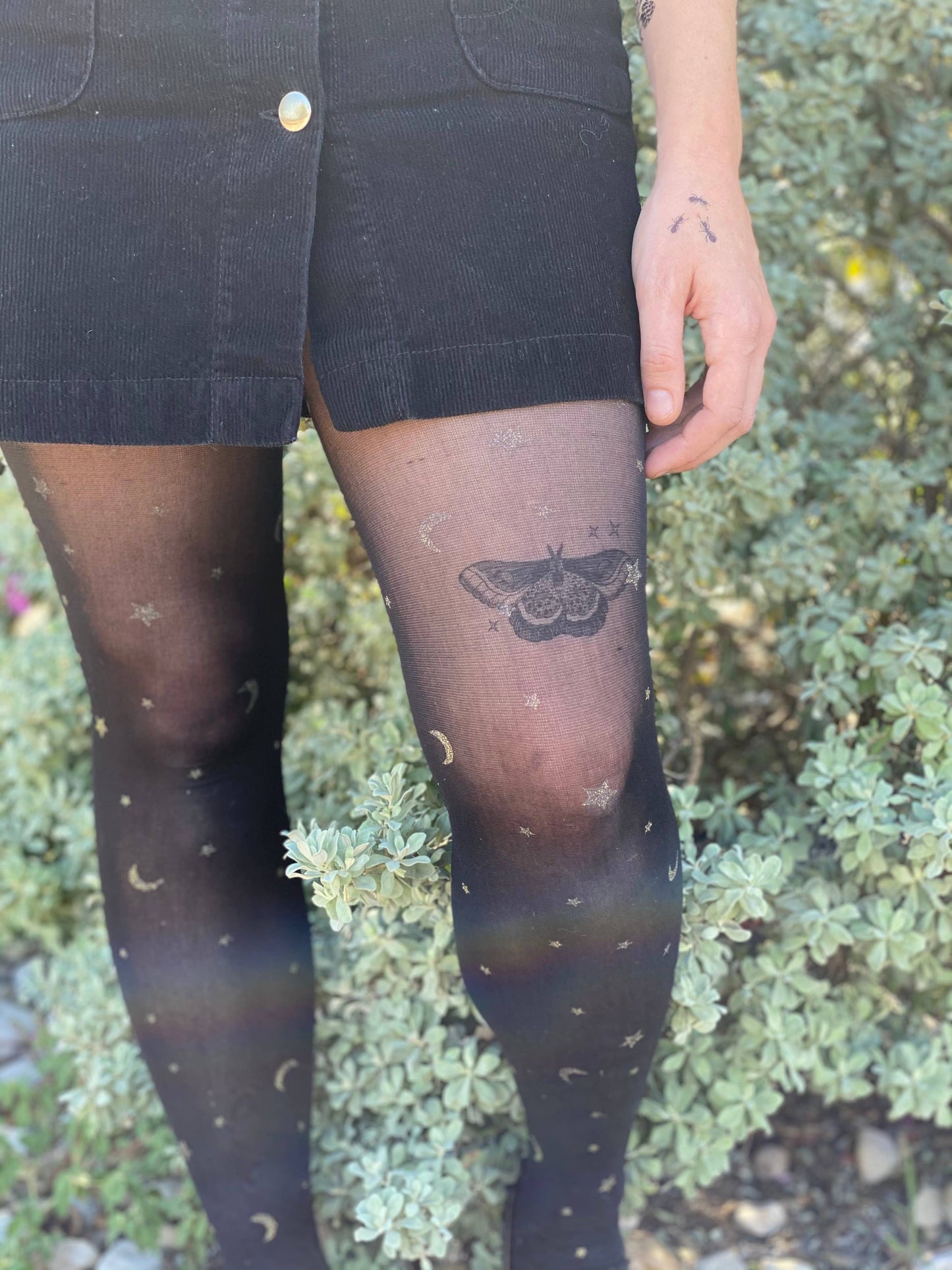 Night Moth Temporary Tattoo: 1-Pack