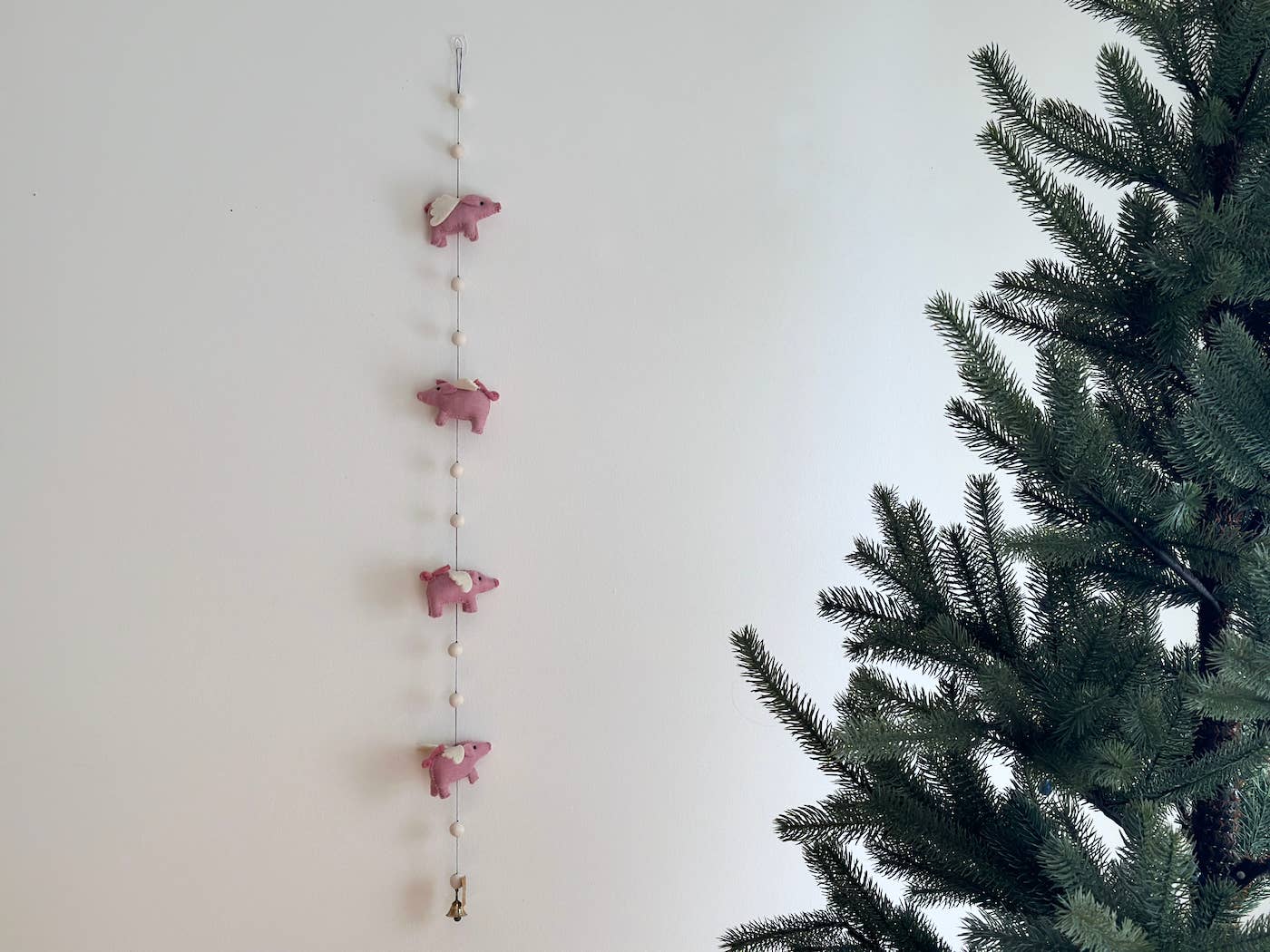 Felt Flying Pig Garland