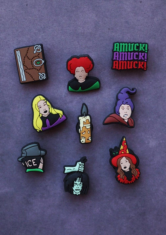 Hocus Pocus Shoe Charms: FULL SET