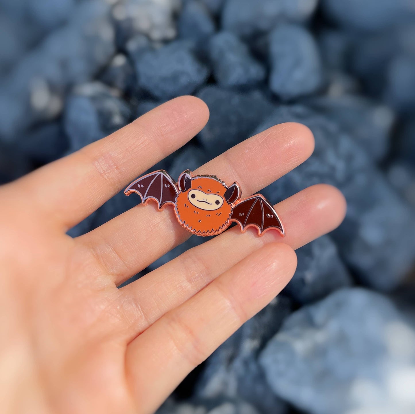 Eastern Red Bat Enamel Pin