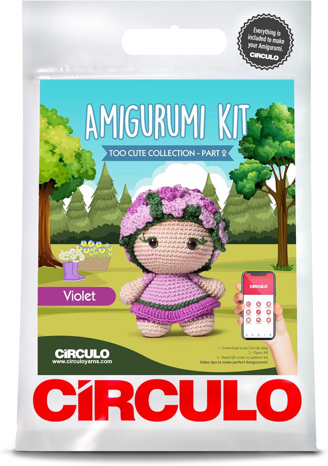 Violet Doll Amigurumi Kit: Too Cute Collection