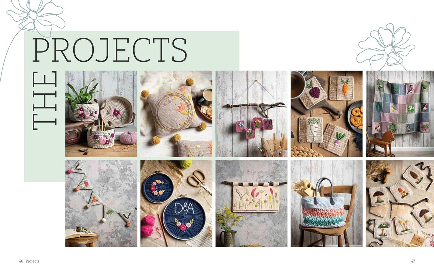 Embroidered Crochet: Enchanting projects to crochet and embroider