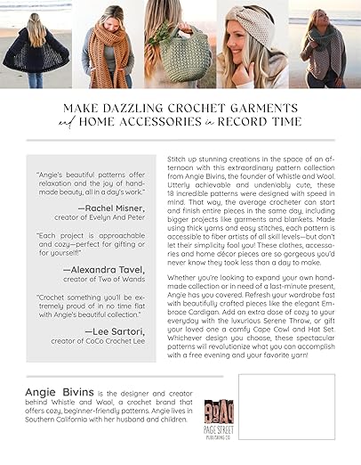 Crochet In A Day: Patterns For Sweaters, Blankets, Shawls