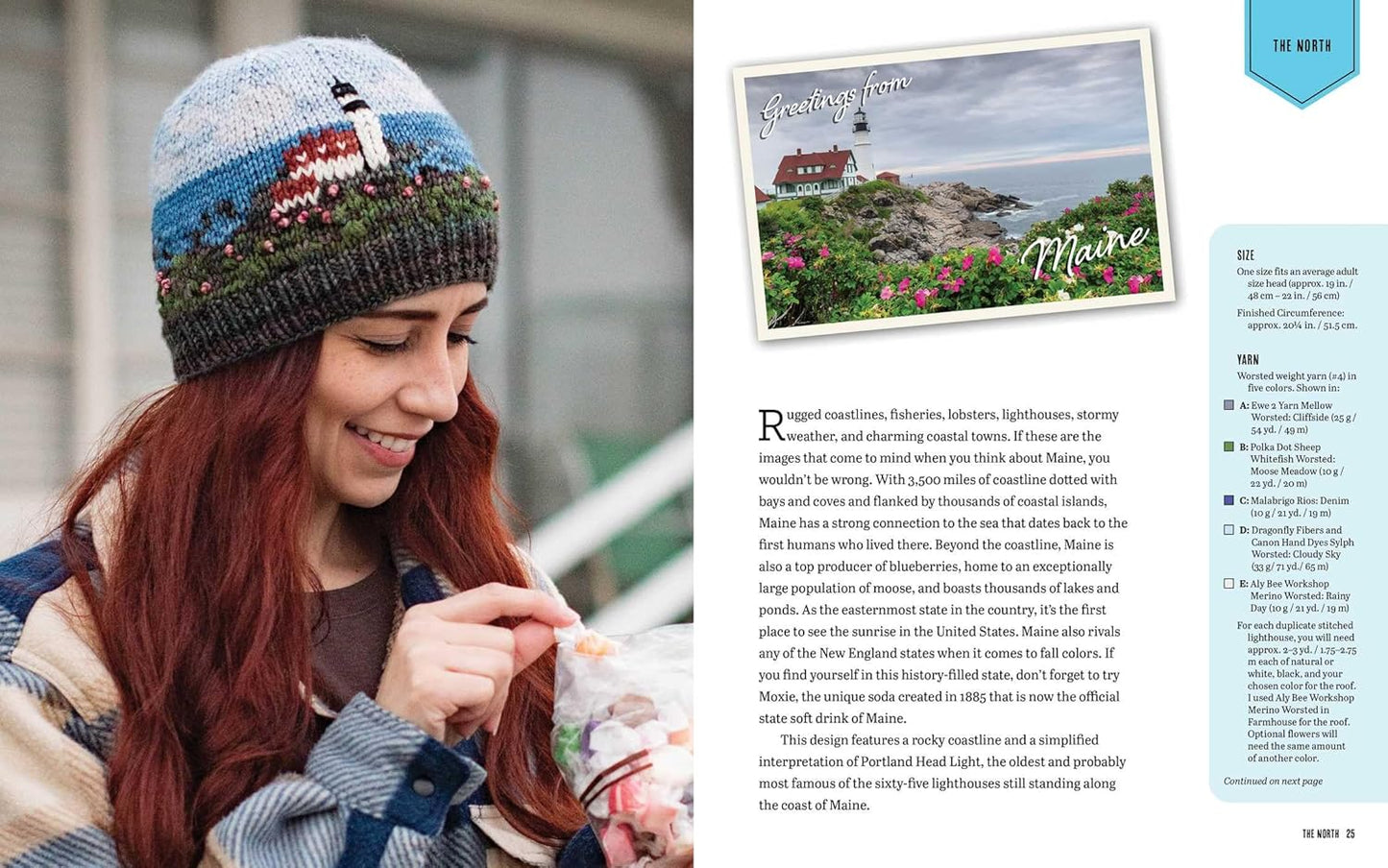 Knitting the USA By Nancy Bates: Fifty Easy-to-Follow Designs for Beautiful Beanies Inspired by Each State in America