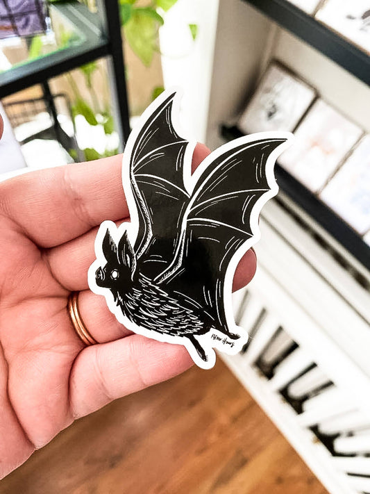 Black Bat Sticker
