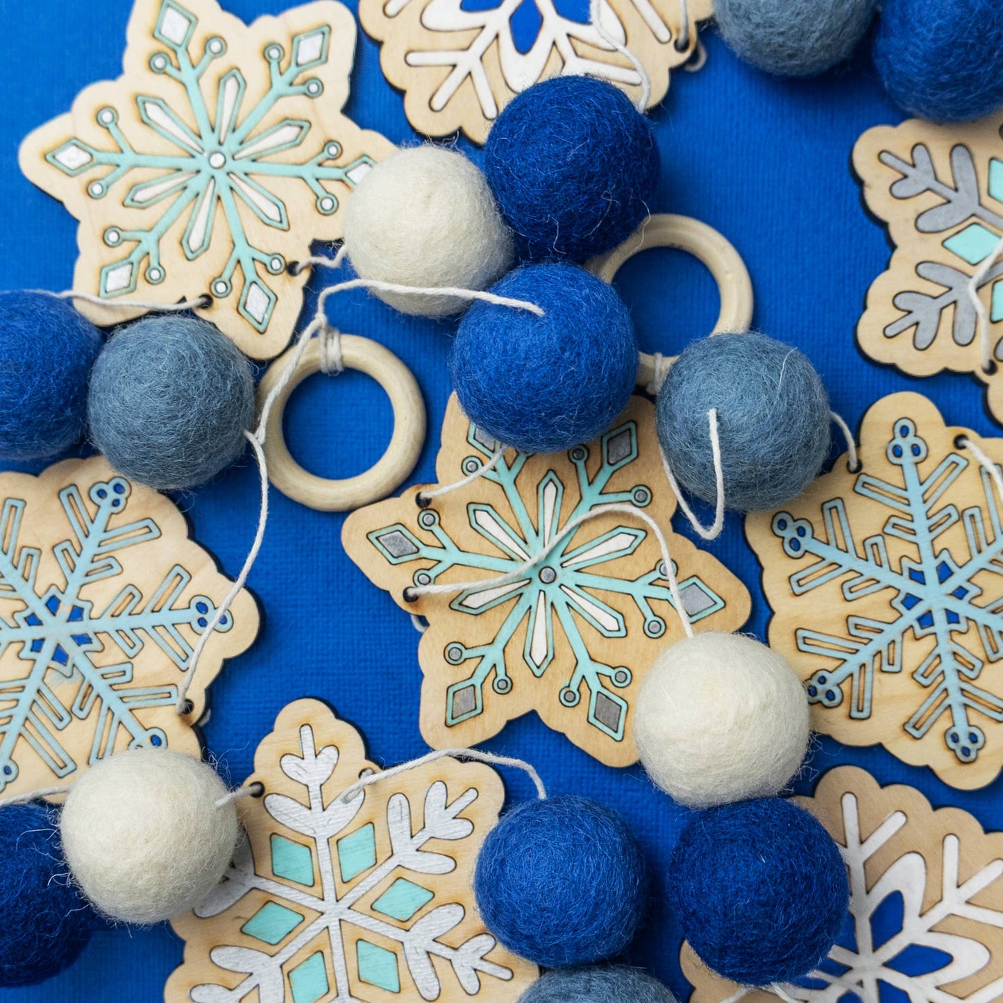 Snowflake DIY Garland Craft Kit