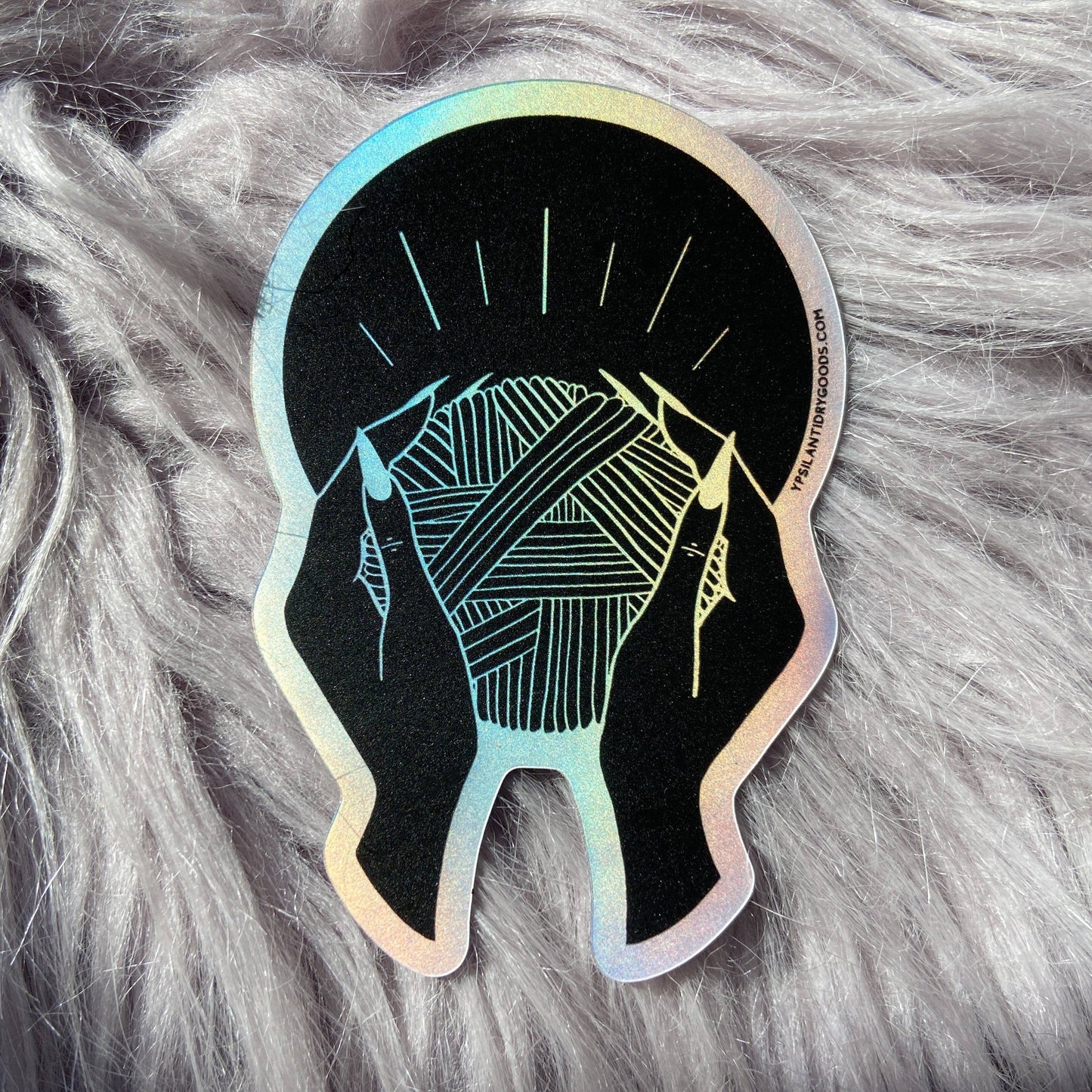 Yarnbearer Matte Holographic Sticker