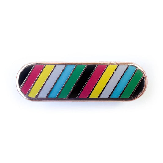 Disability Pride Plaque Enamel Pin