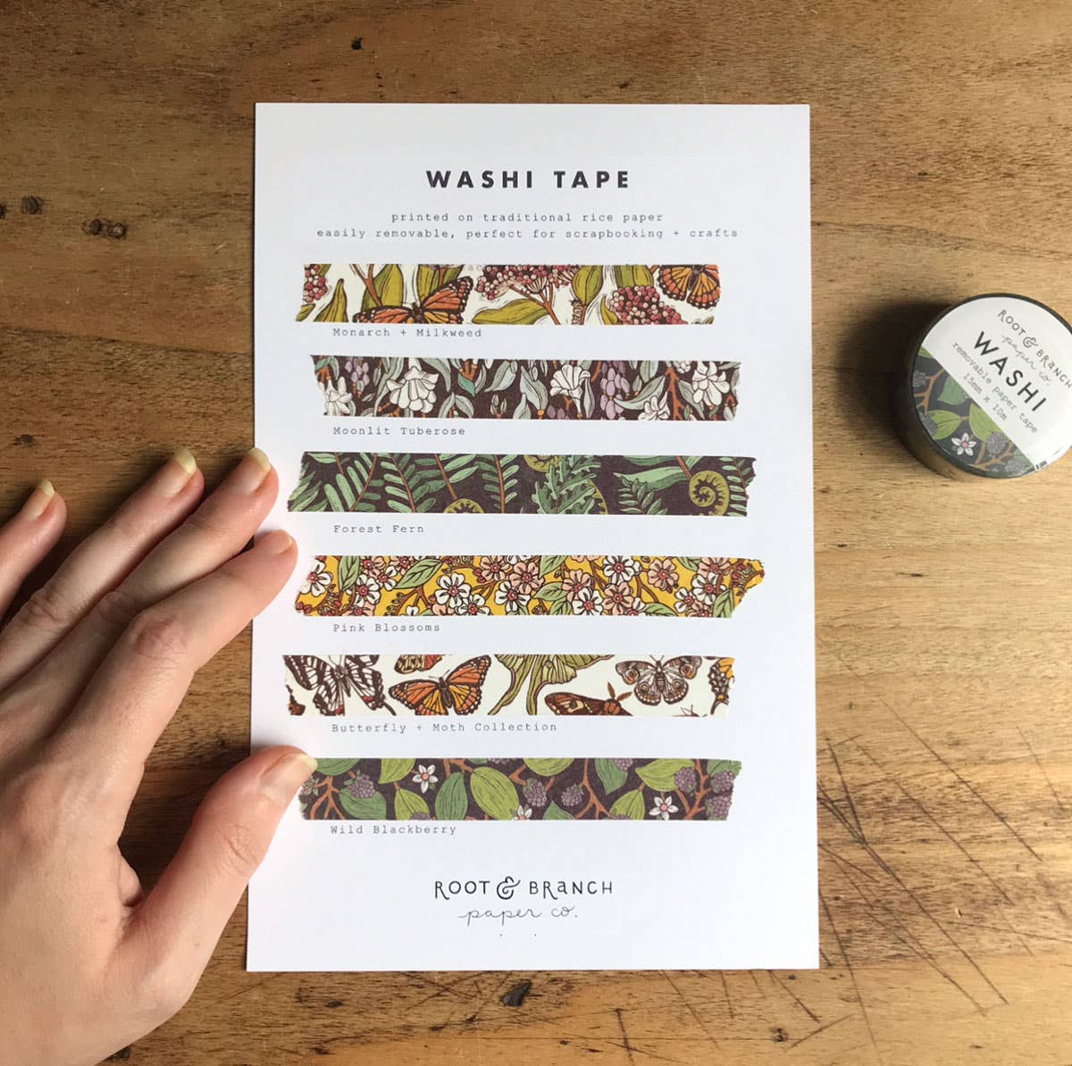 Forest Fern Washi Tape