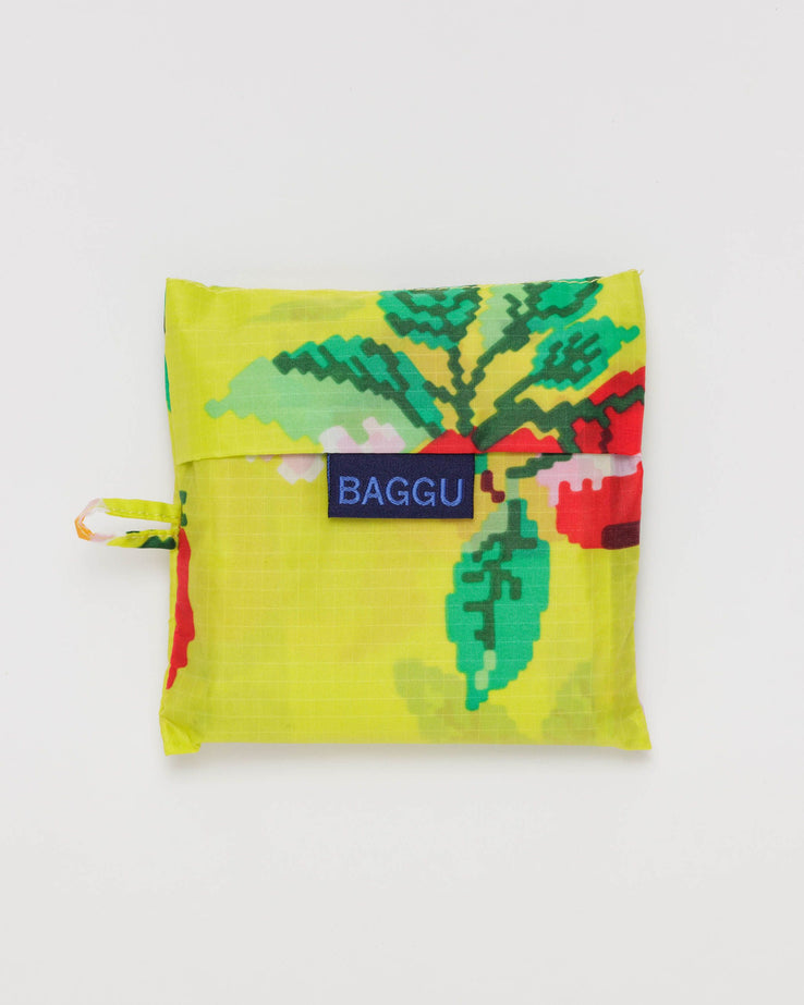 Baggu Reusable Foldable Bags - Needlepoint Apple