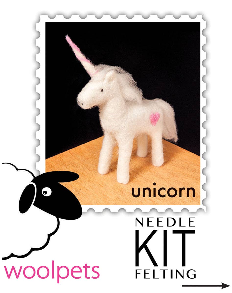 Unicorn Needle Felting Kit (Intermediate)