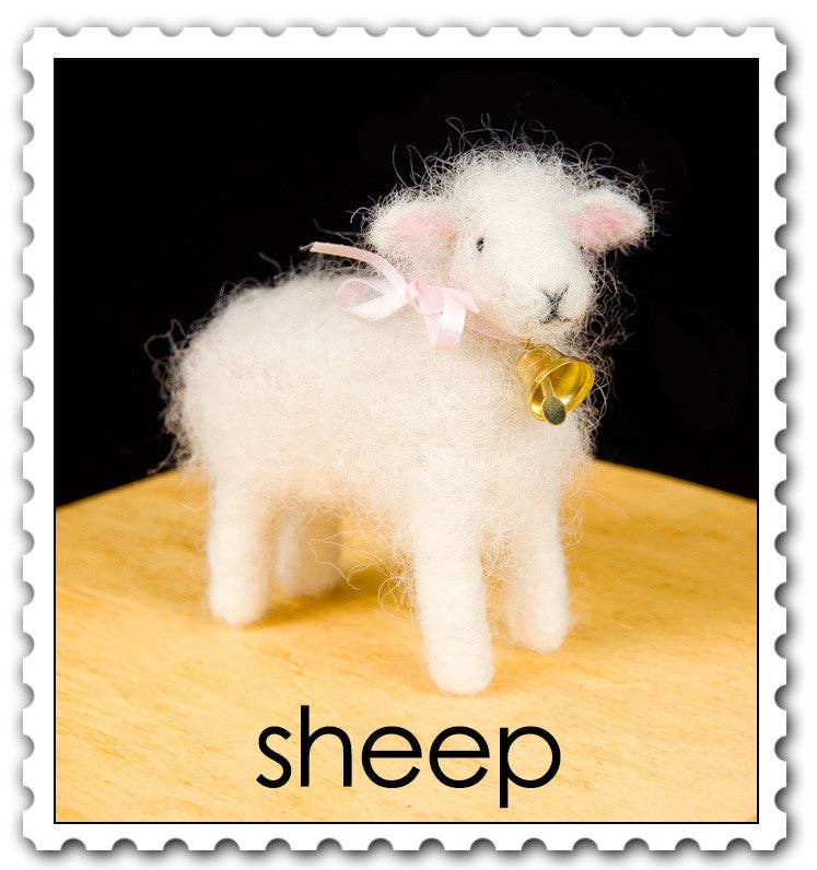 Sheep Needle Felting Kit (Intermediate)