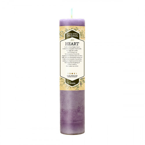 Blessed Herbal Heart Candle