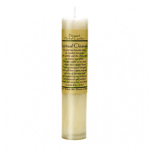 Blessed Herbal Spiritual Cleansing Candle