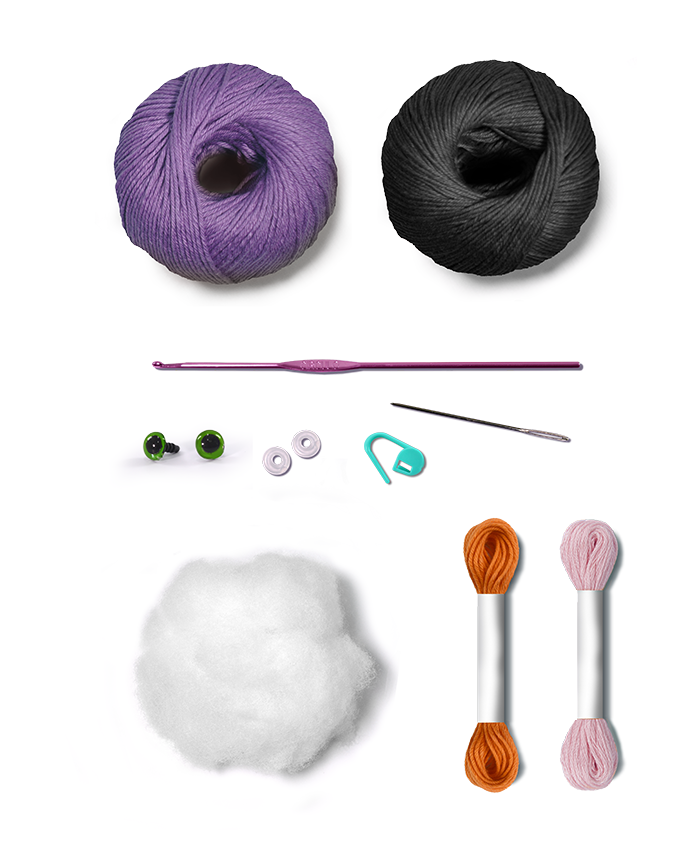 Black Cat Amigurumi Crochet Kit - Halloween Collection 2026