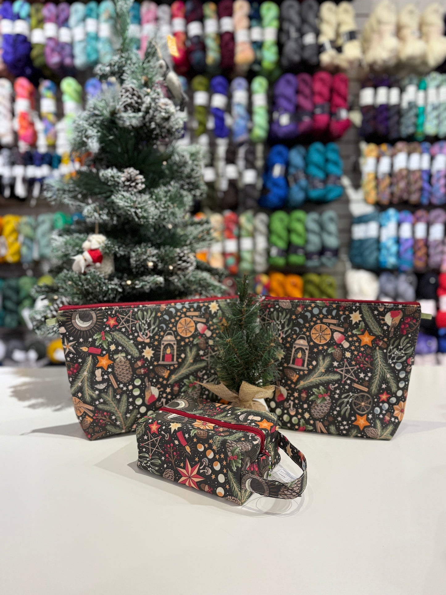 PREORDER Winter Solstice Magic Exclusive Project Bags by Stitched by JessaLu