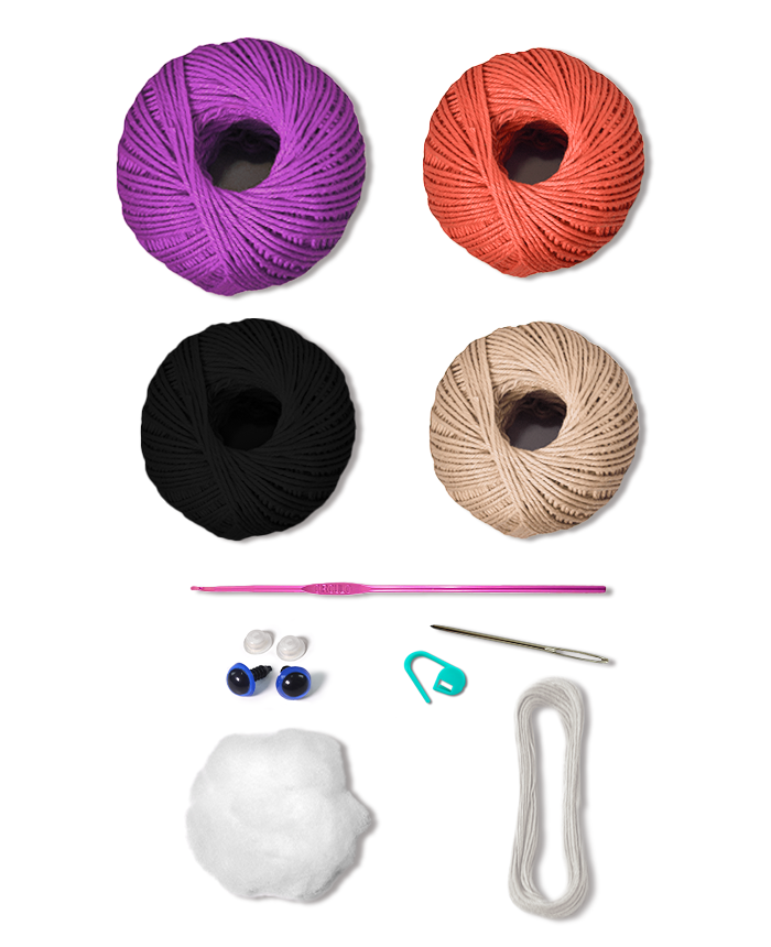 Sapphire Witch Amigurumi Crochet Kit - Magic Land