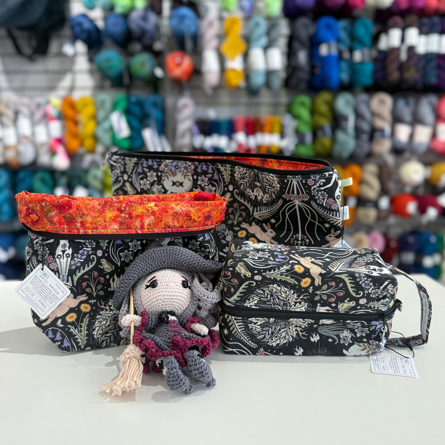 Beltane Magic Exclusive Project Bags by Stitched by JessaLu