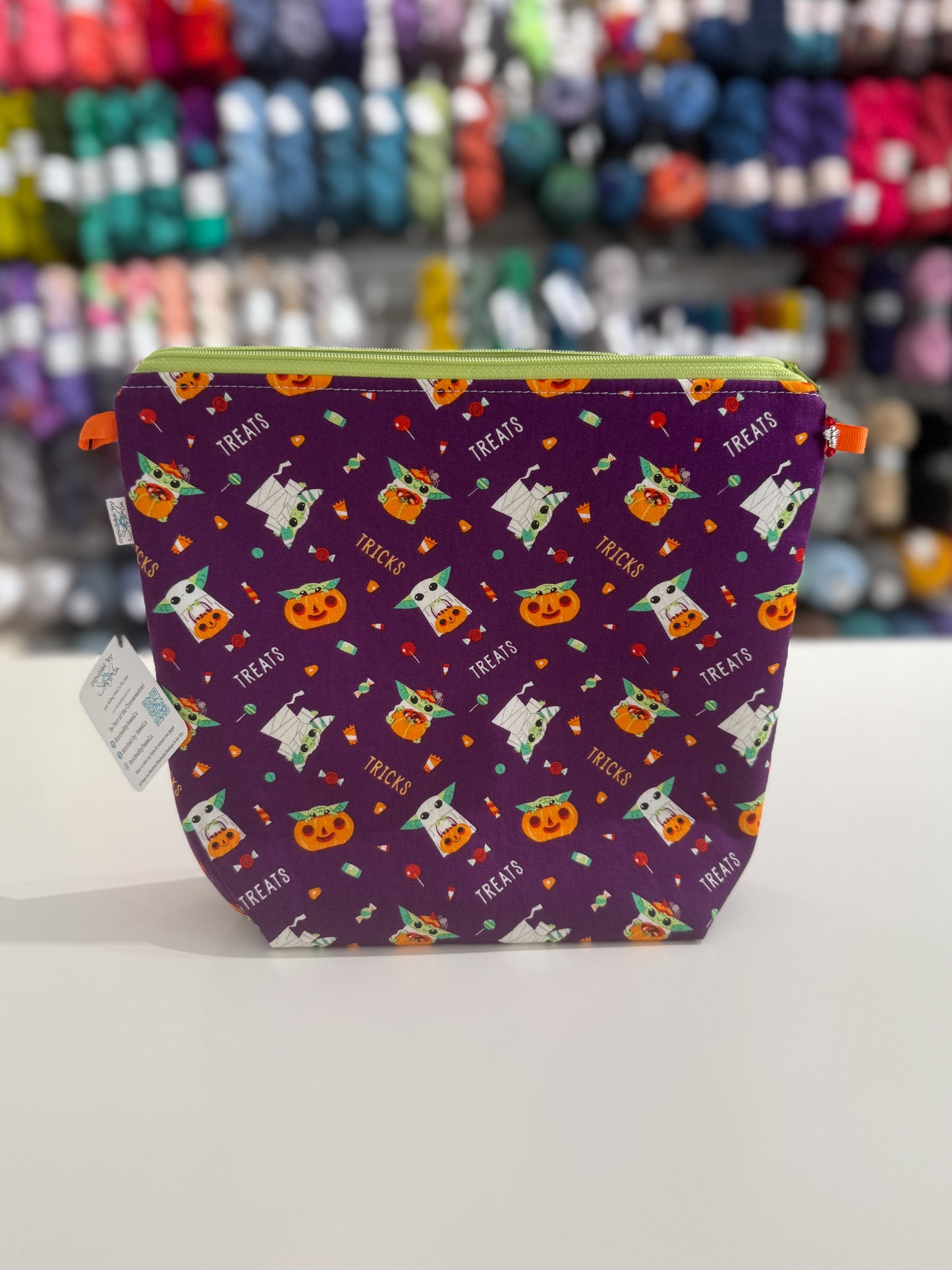 Grogu Trick or Treat Project Bag by JessaLu