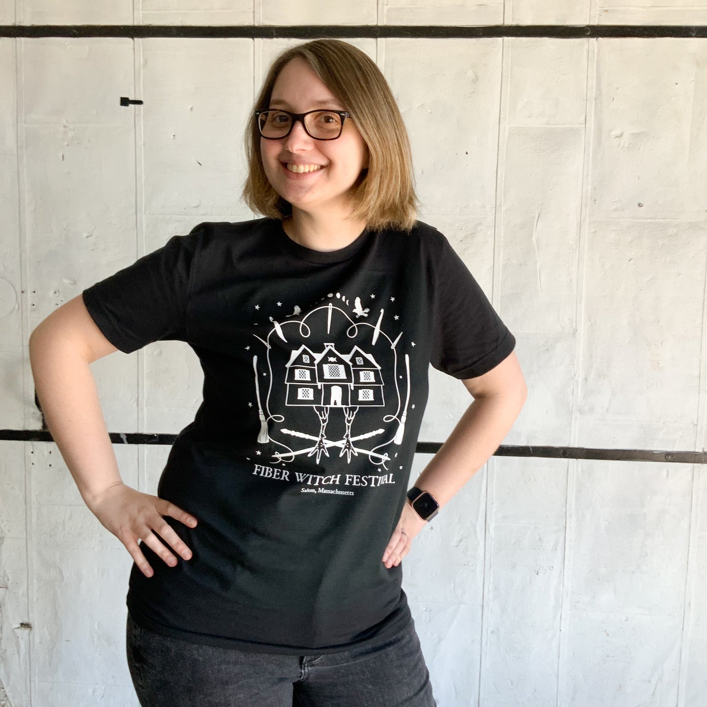 ALMOST SOLD OUT! Exclusive Fiber Witch Festival Tshirt XS-5XL (Vintage Black)