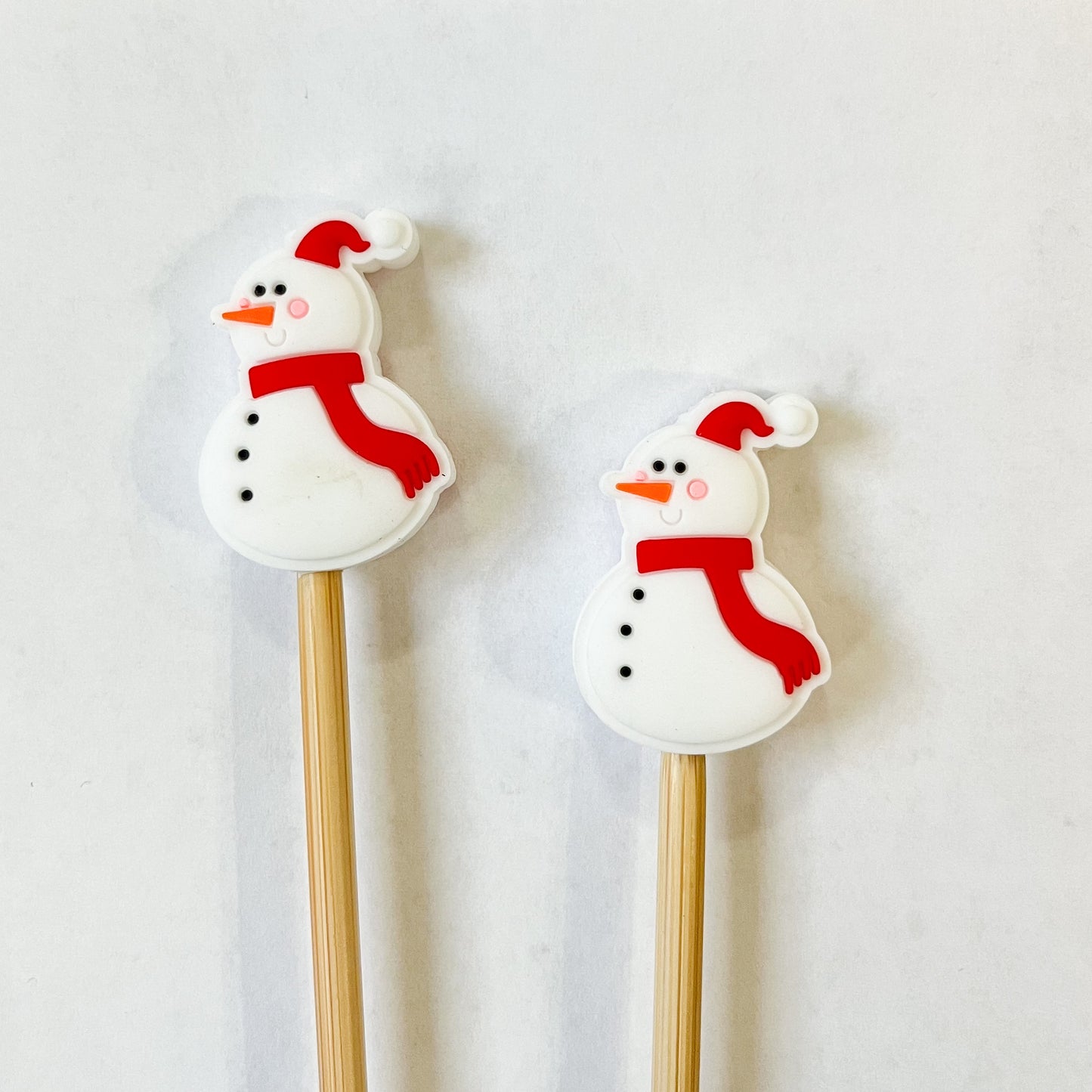 Red Scarf Snowman | Stitch Stoppers By Toil & Trouble