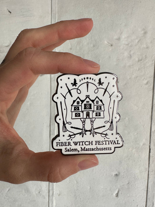 Exclusive Fiber Witch Festival Enamel Pin