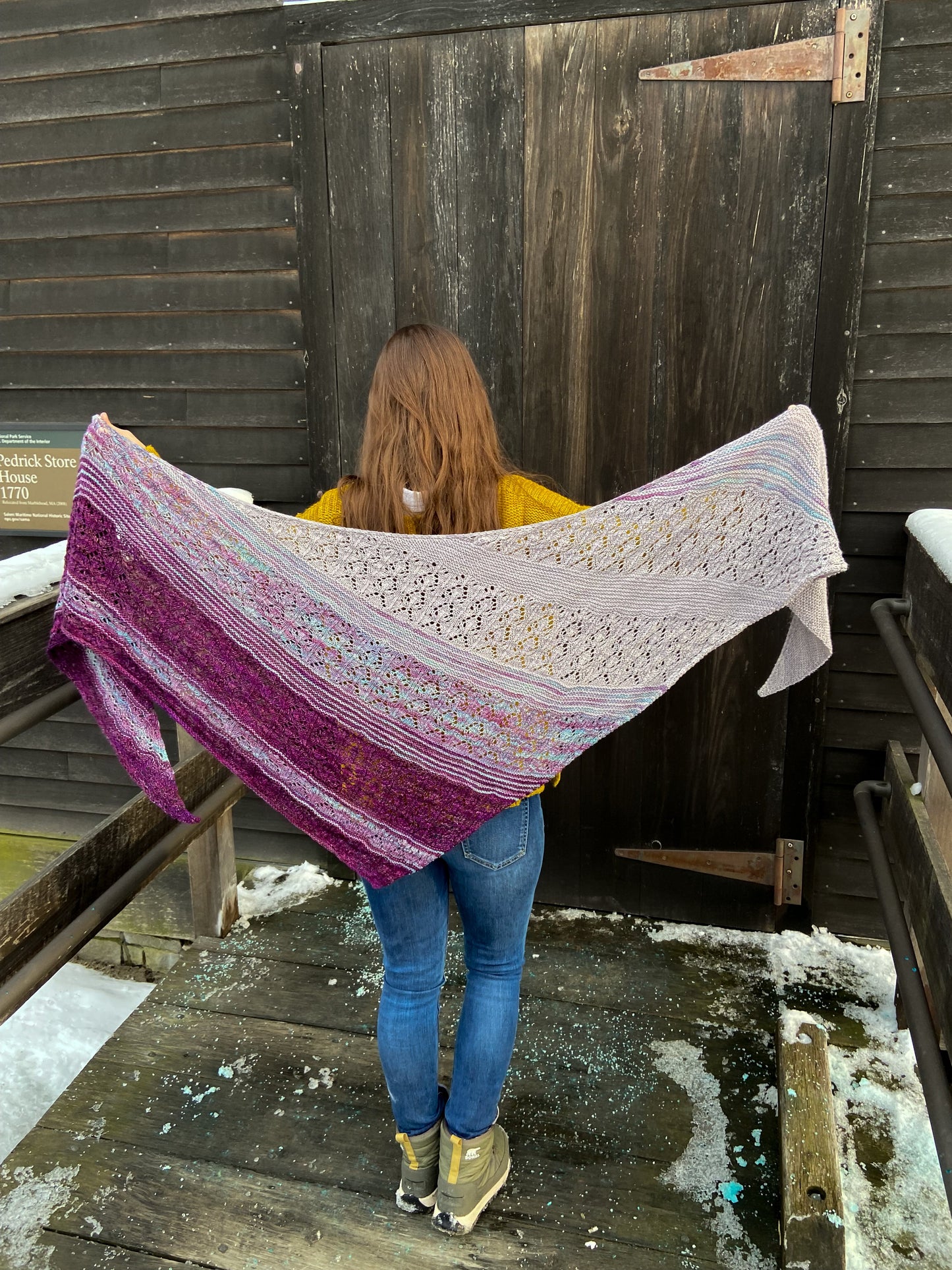 Diamond Dust Shawl Knitting Kit