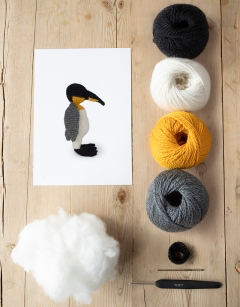 Raegan the King Penguin Crochet Kit