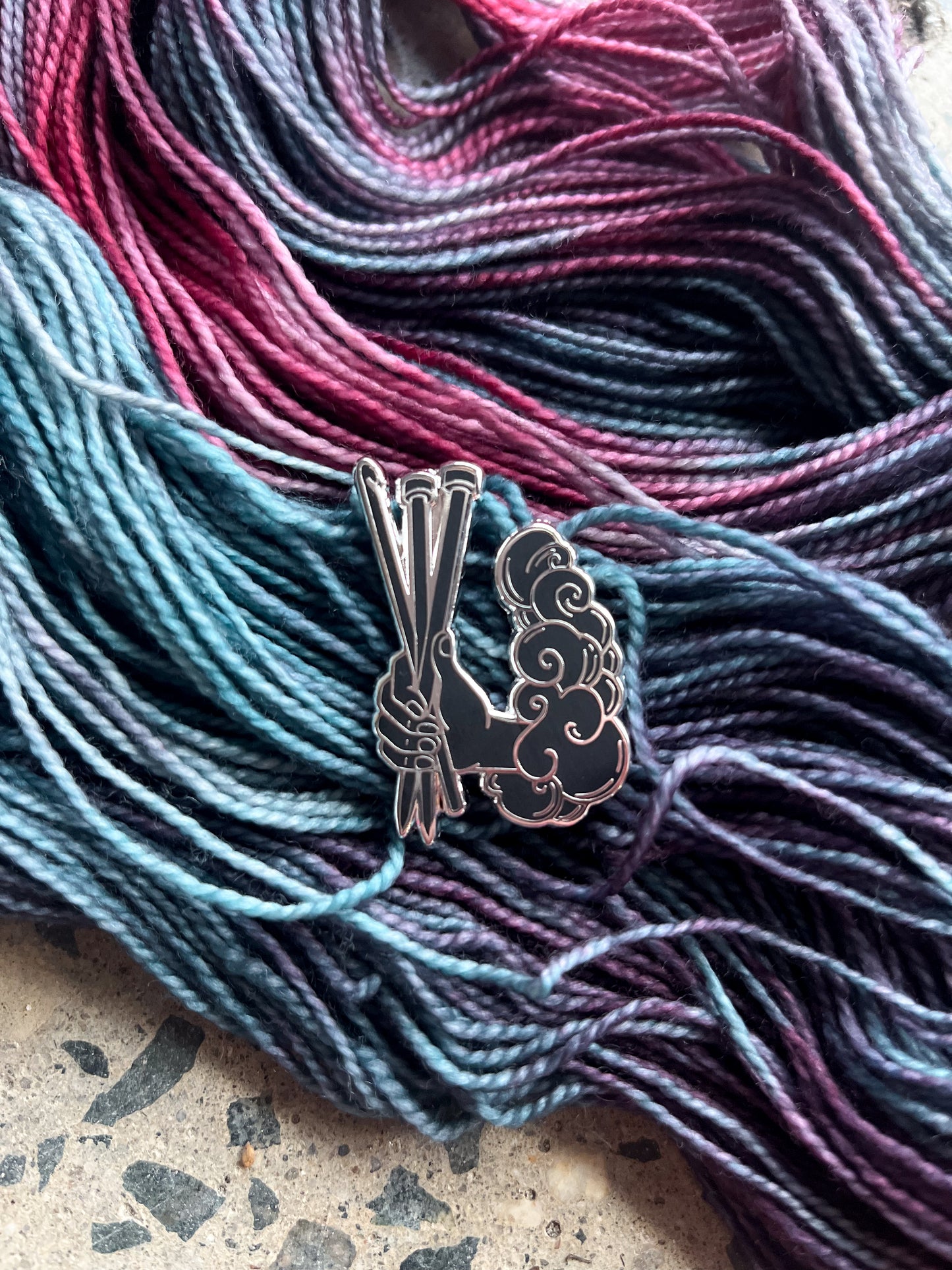 Yarn Tarot Enamel Pins