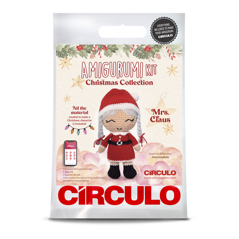 Mrs. Claus Amigurumi Kit